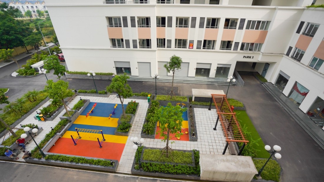 Một góc tiện ích đã hoàn thiện tại Eurowindow River Park