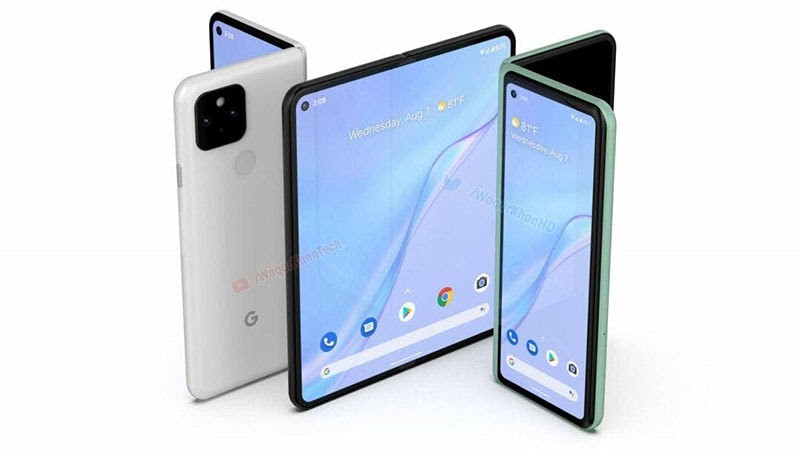 oogle Pixel Fold lộ diện thiết kế màn hình gập
