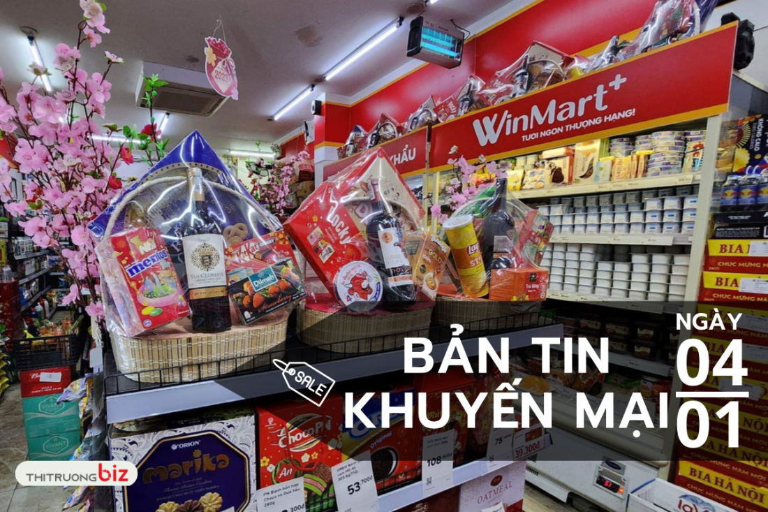 Bản tin khuyến mại ngày 4/1: