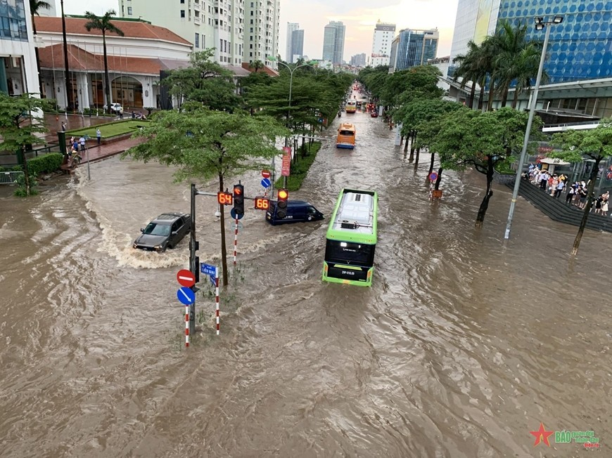 Mưa khả năng gây ngập úng ở những vùng trũng.