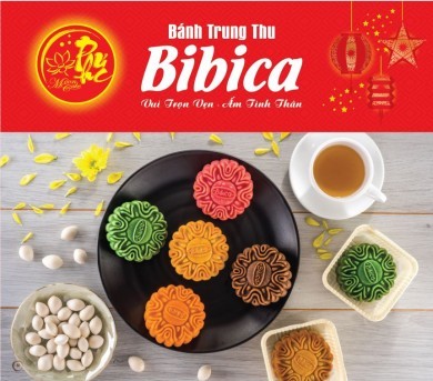 Bánh Trung thu Bbica trang nhã, tinh tế.