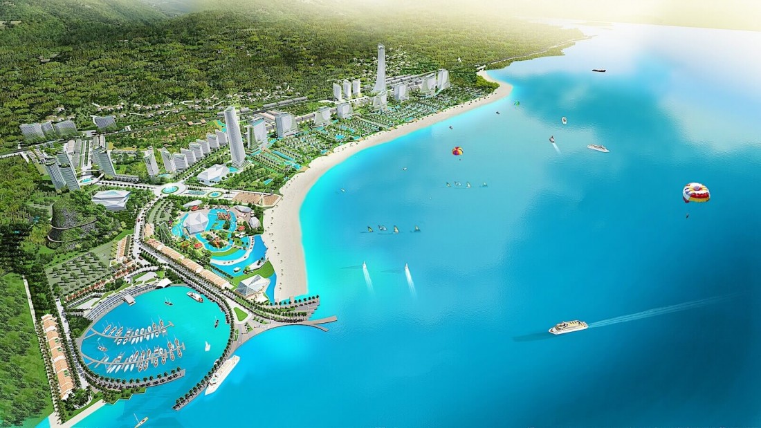 Vị trí dự án Sonasea Vân Đồn Harbor City.