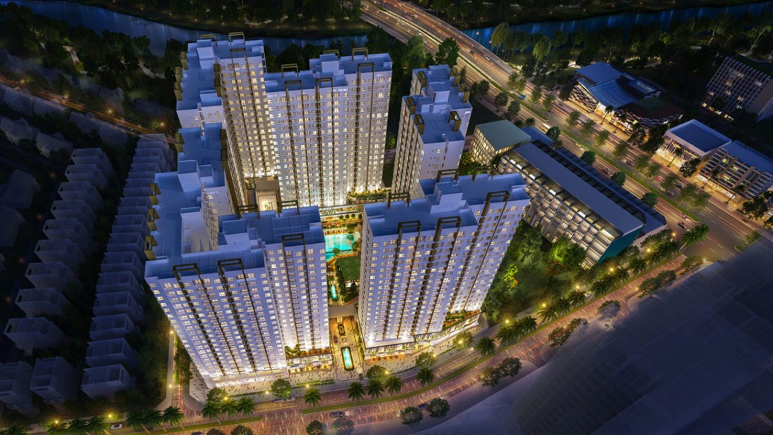 Phối cảnh dự án căn hộ chung cư Akari City 