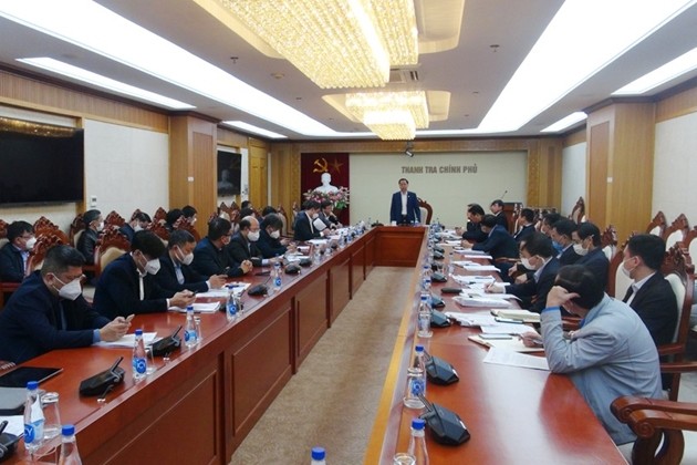 Lãnh đạo Thanh tra Chính phủ đề nghị UBND TP Hà Nội chỉ đạo các đơn vị, địa phương tập trung báo cáo theo đề cương, phối hợp tốt với đoàn công tác trong việc cung cấp tài liệu, hồ sơ, tạo mọi điều kiện để đoàn hoàn thành nhiệm vụ với hiệu quả cao nhất, trong thời gian ngắn nhất.