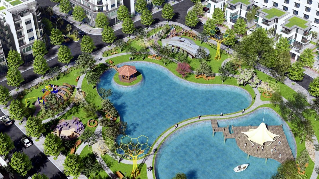 Khu đô thị AMDI Green City sở hữu nhiều tiện ích nội khu bao gồm: