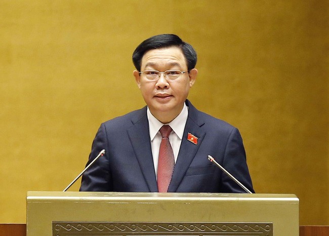 Chủ tịch Quốc hội Vương Đình Huệ. 