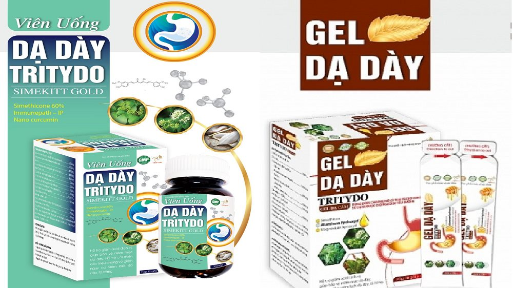 Viên dạ dày Tritydo simekitt gold