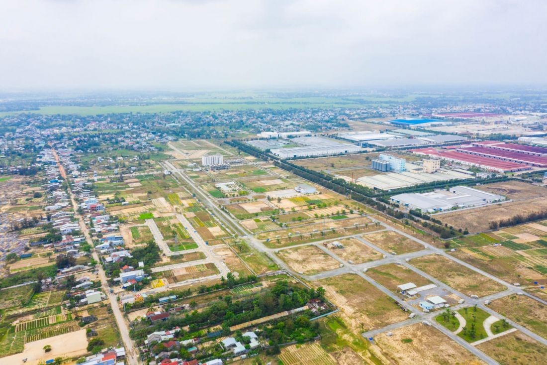 Thực trạng tiến độ xây dựng tại dự án Glenda City Quảng Nam.