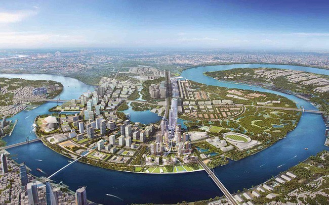 4 khu đất rộng hơn 30.000 m2, thuộc khu chức năng số 3 Khu Đô thị mới Thủ Thiêm giá khởi điểm 5.300 tỷ đồng.