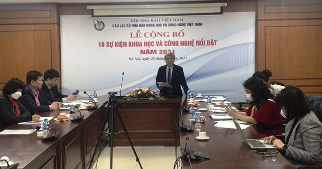 Toàn cảnh lễ công bố 10 sự kiện khoa học và công nghệ nổi bật năm 2021. (Ảnh: Bộ Khoa học và Công nghệ Toàn cảnh lễ công bố 10 sự kiện khoa học và công nghệ nổi bật năm 2021. (Ảnh: Bộ Khoa học và Công nghệ