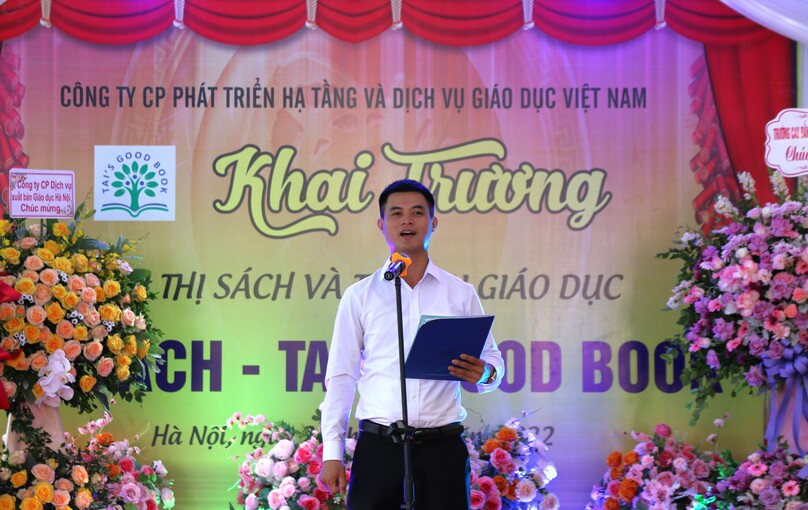 Ông Nguyễn Văn Tại, Tổng giám đốc Công ty cổ phần Phát triển hạ tầng và dịch vụ giáo dục Việt Nam.