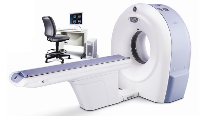 Mô hình máy chụp cắt lớp CT hiện đại ngày nay (ảnh minh hoạ).