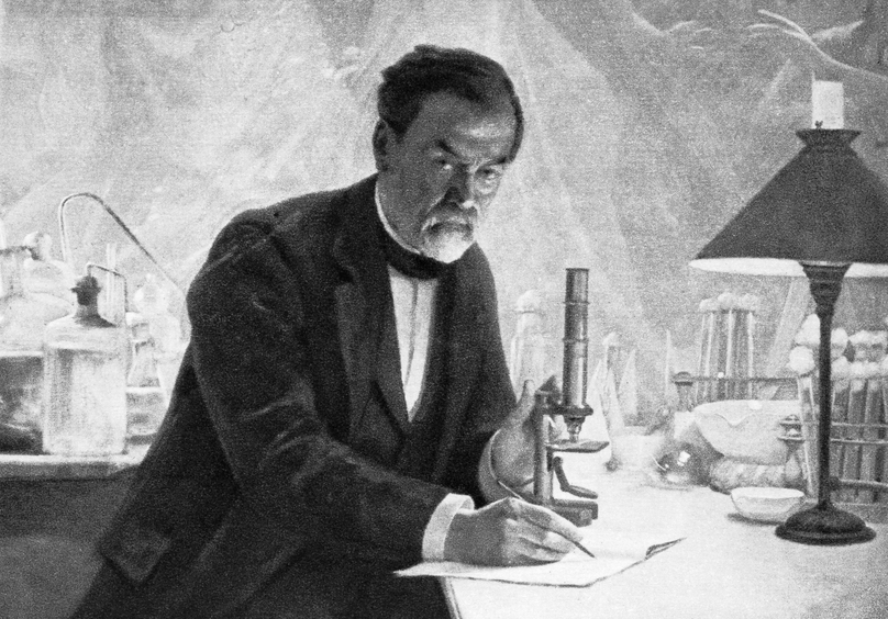 Louis Pasteur đã đặt nền móng cho ngành vi sinh vật học, được xem như một trong số “cha đẻ của ngành vi sinh vật học”.