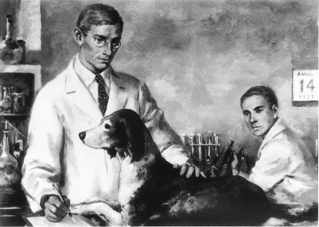2 nhà nghiên cứu người Đức, Oskar Minkowski và Joseph von Mering đã thử nghiệm cắt bỏ tụy của chó và thấy bệnh tiểu đường xuất hiện.