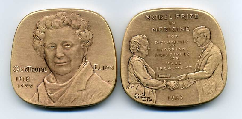 Giải Nobel Y sinh năm 1988 đã được trao cho Elion, Hitchings và Sir James Whyte Black.