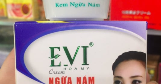 Lô mỹ phẩm EVI Cream ngừa nám không đạt chất lượng.