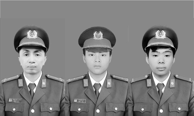 3 chiến sĩ công an hy sinh anh dũng khi chữa cháy tại Hà Nội. 