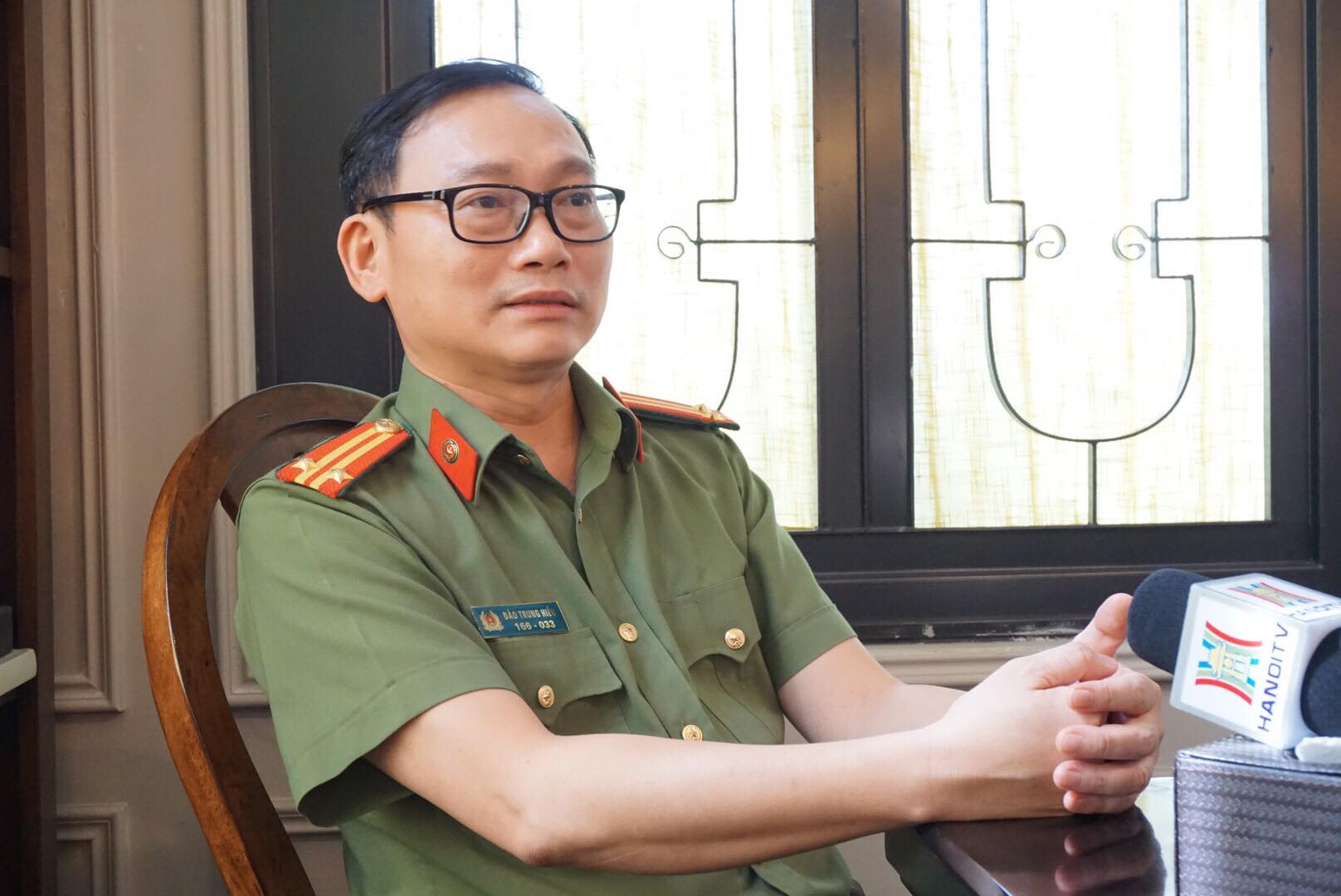 Thượng tá Đào Trung Hiếu (Chuyên gia tâm lý tội phạm học). 