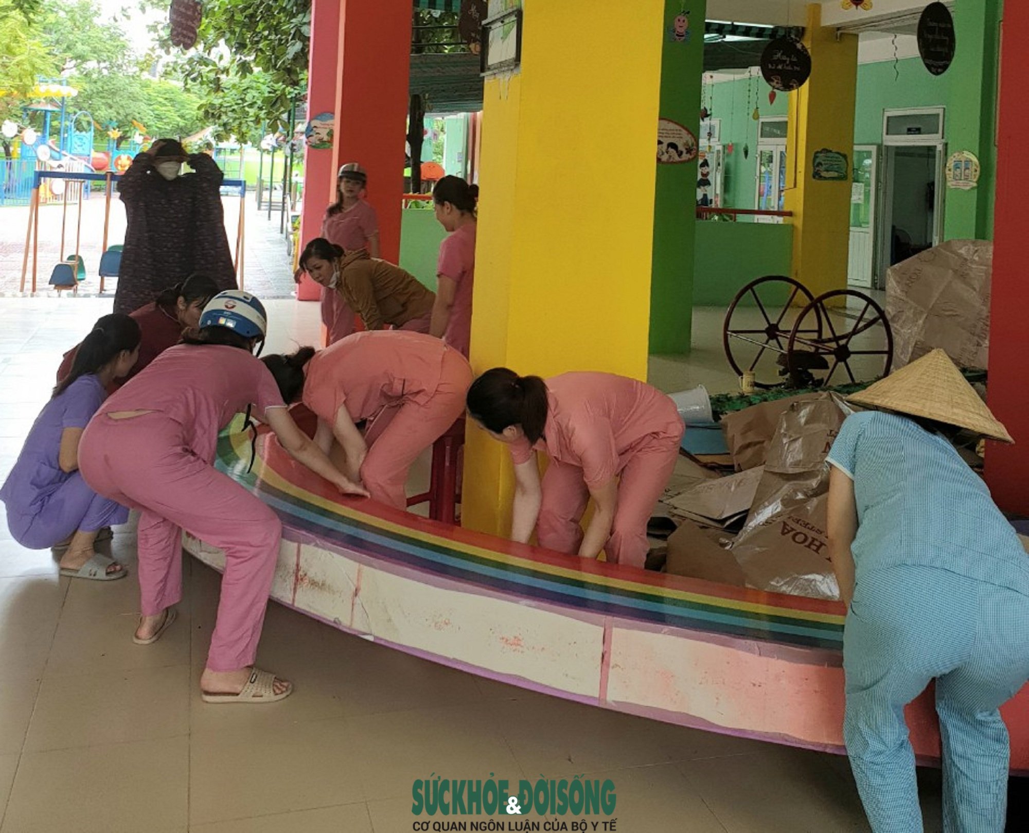  Công tác phòng, chống bão Noru tại các trường học ở Đà Nẵng được tiến hành khẩn trương.