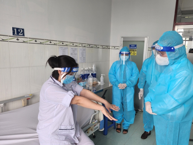 Bệnh nhân mắc đậu mùa khỉ tại Việt Nam hiện đang hồi phục sức khỏe. (Ảnh: P.Thương) 