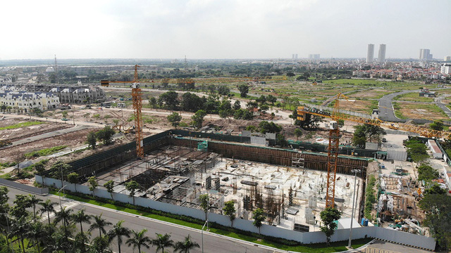 Thanh tra Sở Xây dựng Hà Nội sẽ kiểm tra công trình thi công móng nhà cao tầng không phép tại dự án An Lạc Green Sympony tại H.Hoài Đức, Hà Nội.