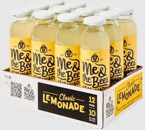 Thương hiệu nước chanh của Mikaila - Me & the Bees Lemonade. Ảnh: The Sun