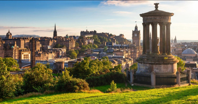 Vẻ đẹp của thành phố Edinburgh, thủ đô Scotland. Ảnh: Getty