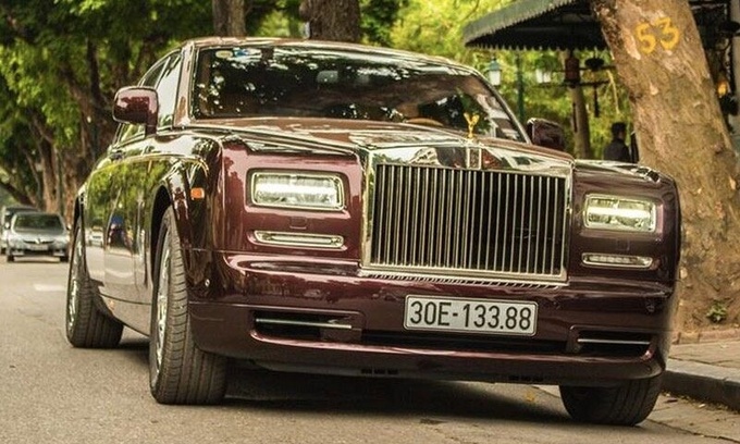 Buổi đấu giá Rolls-Royce Phantom Lửa Thiêng thất bại vì không có ai đặt cọc. Ảnh: TL
