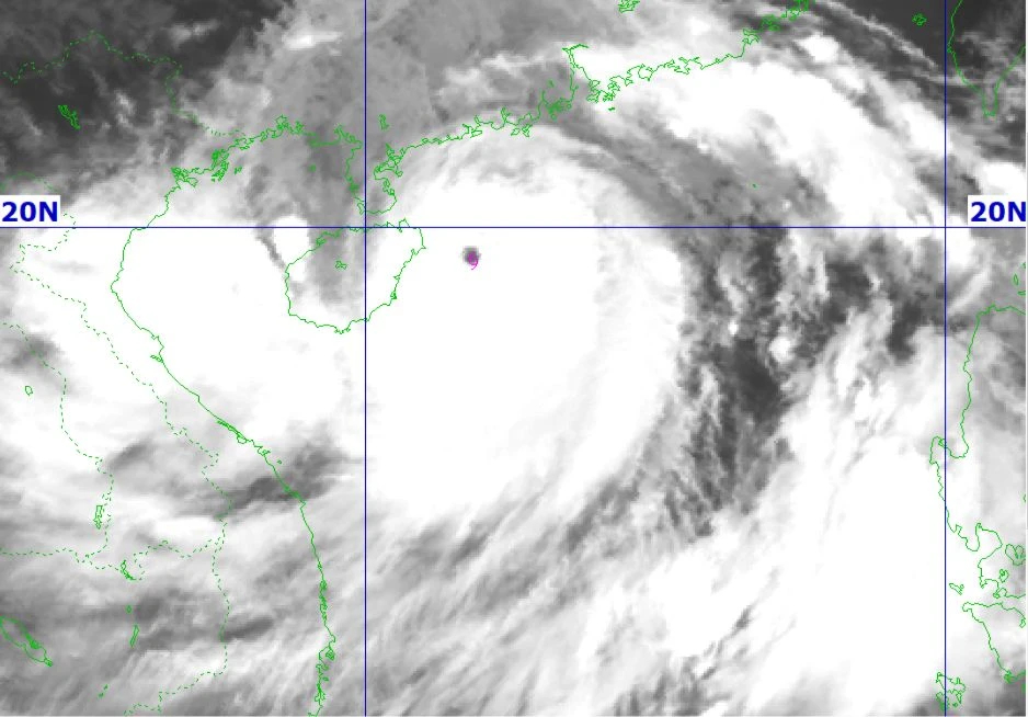 Siêu bão số 3 đang cách Quảng Ninh 550 km