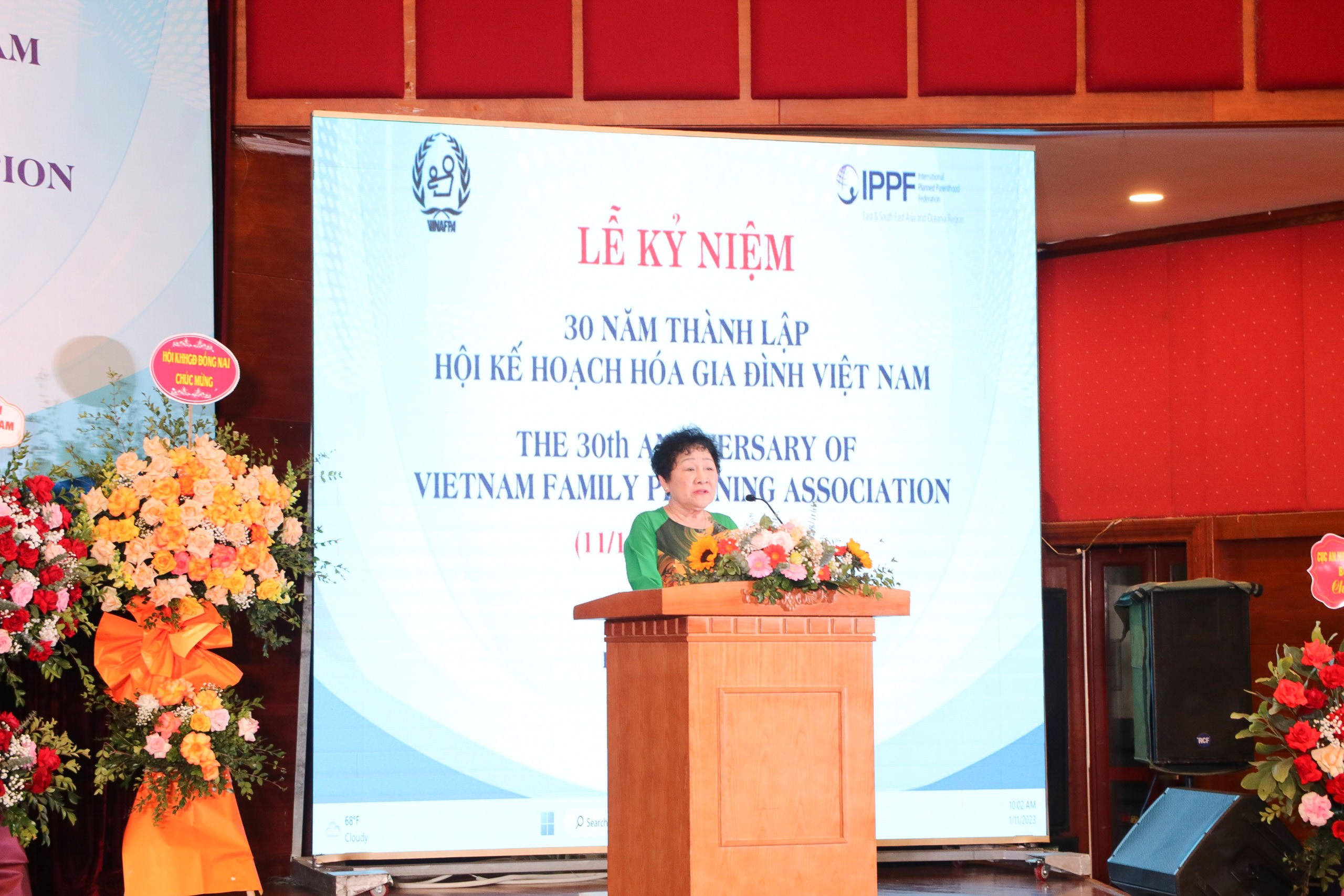 Bà Chu Thị Xuyến - Nguyên Phó Chủ tịch Hội KHHGĐ Việt Nam 