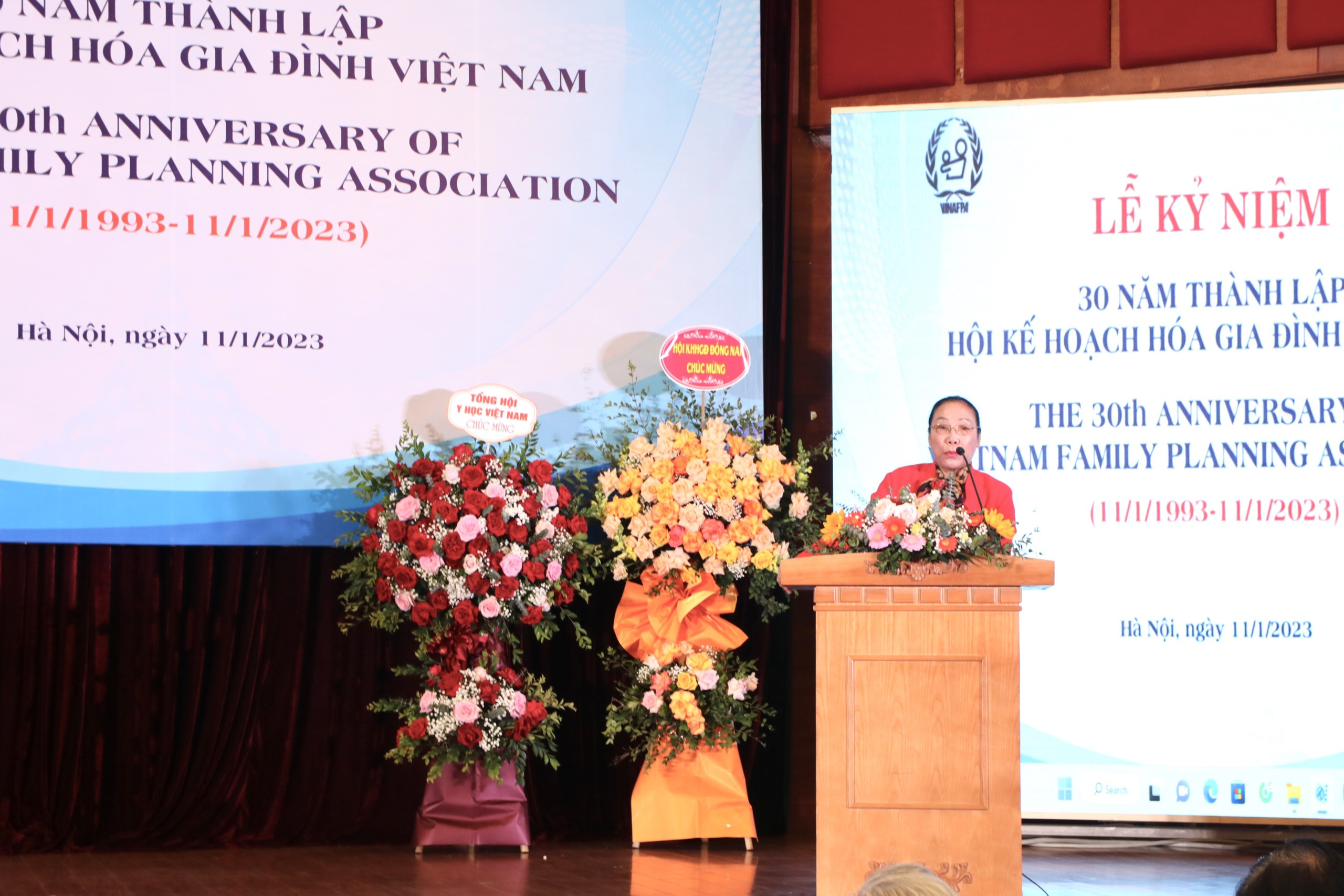 Bác sĩ Vũ Thị Kim Tính - Phó Chủ tịch Hội KHHGĐ Việt Nam, Chủ tịch Hội KHHGĐ tỉnh Bình Dương 