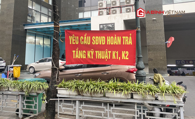 Chủ đầu tư Việt Đức Complex ngang nhiên sử dụng sai mục đích tầng KT1 và KT2 khiến hàng trăm cư dân tại đây vẫn chưa được cấp bìa 