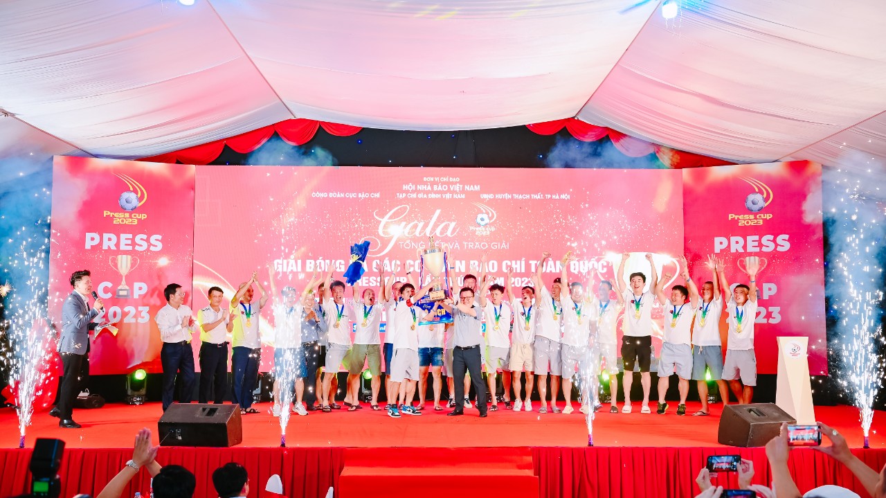 FC Đài Truyền hình Việt Nam (VTV) có lần thứ 3 đăng quang Press Cup 