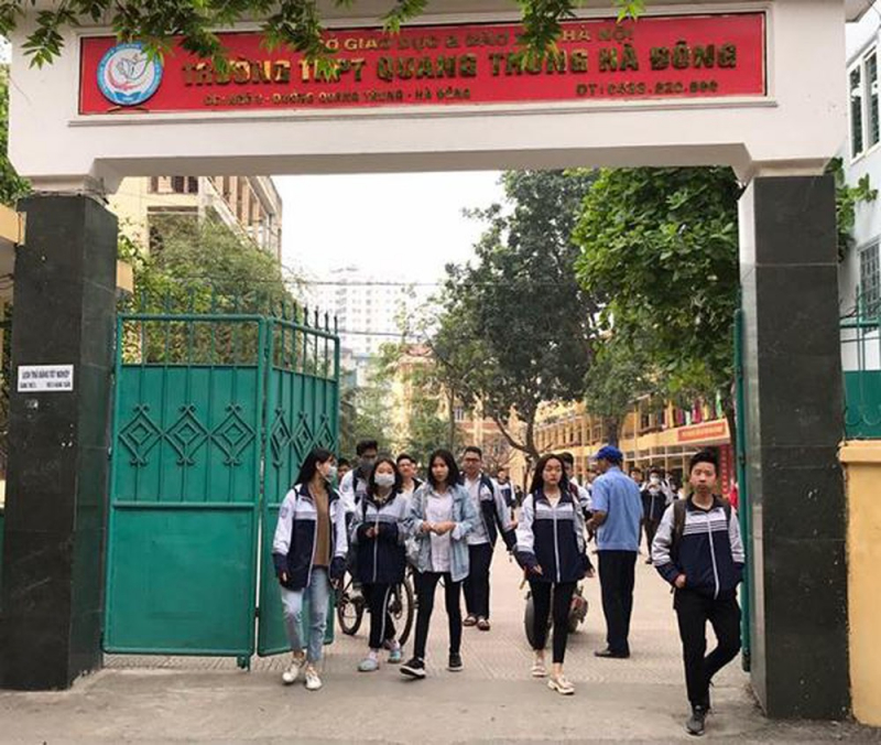Điểm chuẩn vào lớp 10 trường THPT Quang Trung – Hà Đông Hà Nội 2020. (Ảnh minh họa)