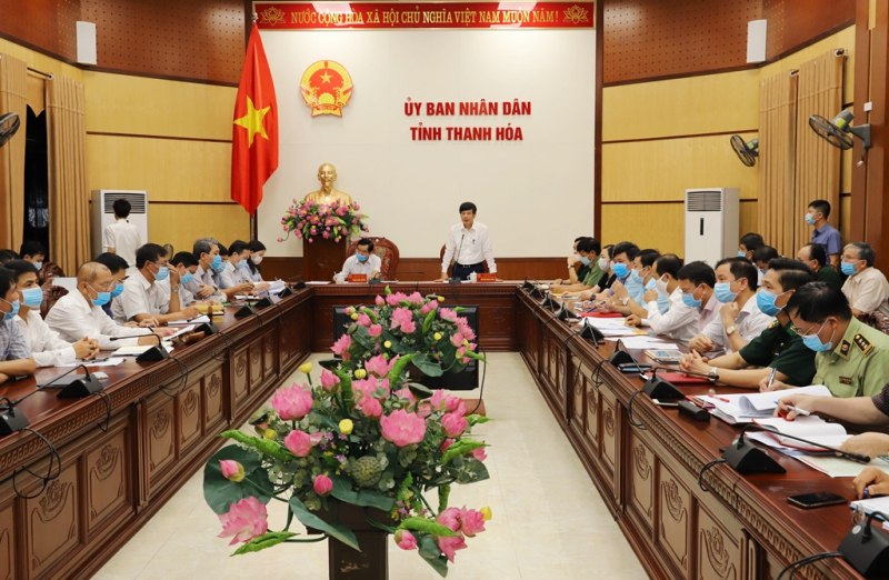 Chủ tịch tỉnh Thanh Hóa yêu cầu kỷ luật 2 cán bộ lơ là chống dịch Covid-19. (Ảnh: thanhhoa.gov.vn)