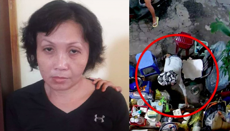 Người phụ nữ xúi con nuôi trộm tiền ở TP HCM bị khởi tố. (Ảnh: Laodong)