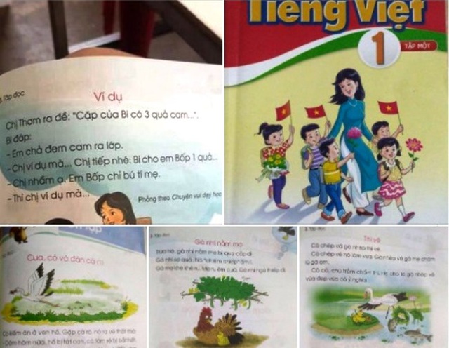 Sách Tiếng Việt 1: Chuyên gia đề xuất lập Hội đồng thẩm định mới. (Ảnh: Dantri)