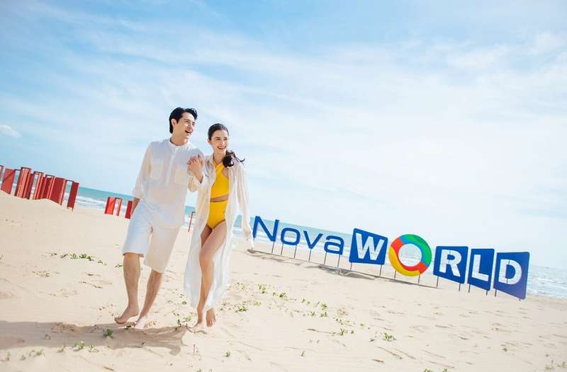 Cặp vợ chồng nổi tiếng của showbiz Việt đã có trải nghiệm tại các địa điểm check in cực chất tại NovaWorld Phan Thiet