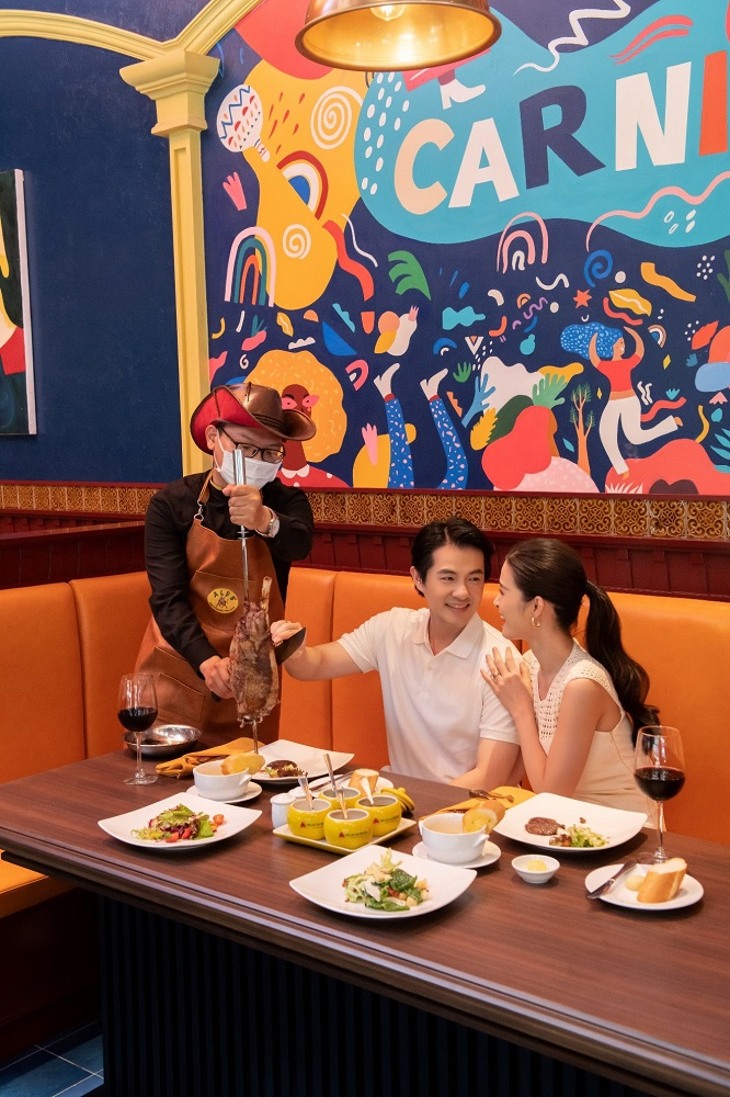 Nhà hàng Au Lac Do Brazil phục vụ các món đậm chất Nam Mỹ cũng là nơi hẹn hò của vợ chồng Đông Nhi và Ông Cao Thắng