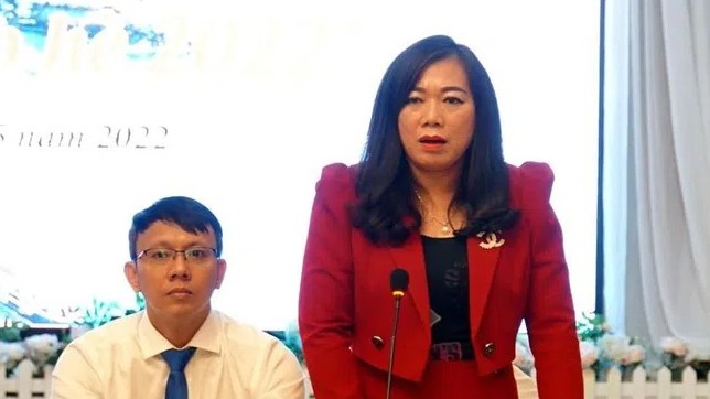 Bà Nguyễn Thị Lệ Thanh, Giám đốc Sở Du lịch, phát biểu tại họp báo. Ảnh: HUỲNH HẢI