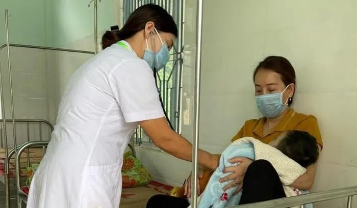 Tình trạng sức khỏe cháu bé đã ổn định. Ảnh: Quang Sang