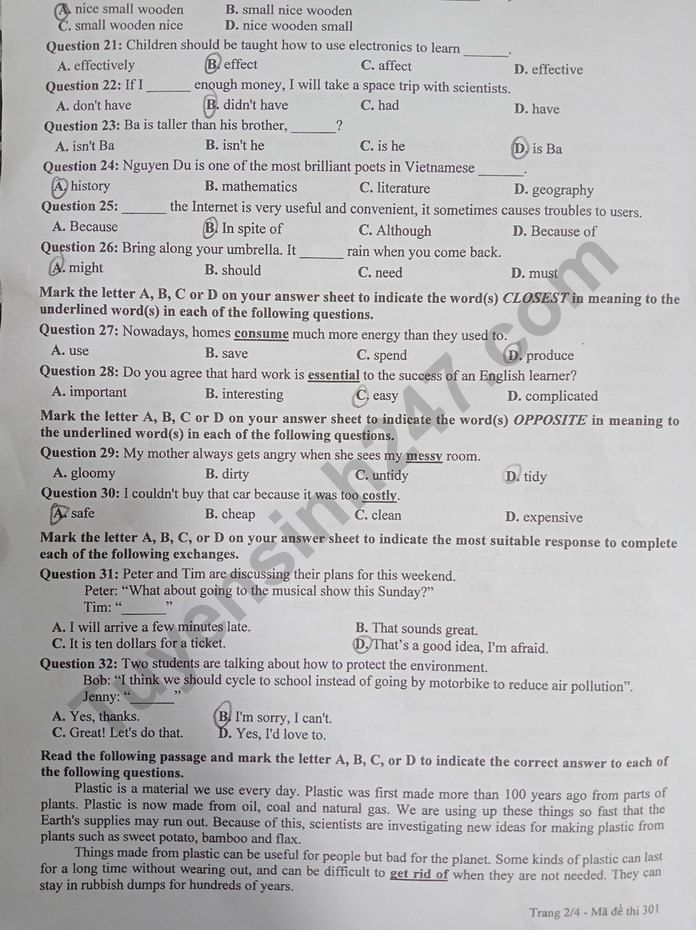 de-thi-vao-lop-10-mon-anh-thai-binh-2022-2-result