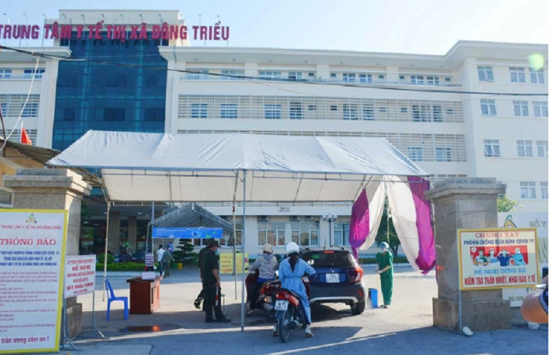 Trụ sở Trung tâm y tế Thị xã Đông Triều (tỉnh Quảng Ninh).