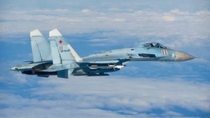 Tiêm kích Su-27 của Nga. Ảnh RAF