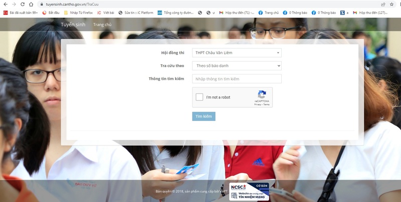 Tra cứu điểm thi vào lớp 10 TP Cần Thơ năm 2022