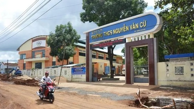 Trường THCS Nguyễn Văn Cừ. Ảnh: Hoàng Minh