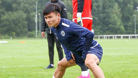 Quang Hải tập luyện tại Pau FC