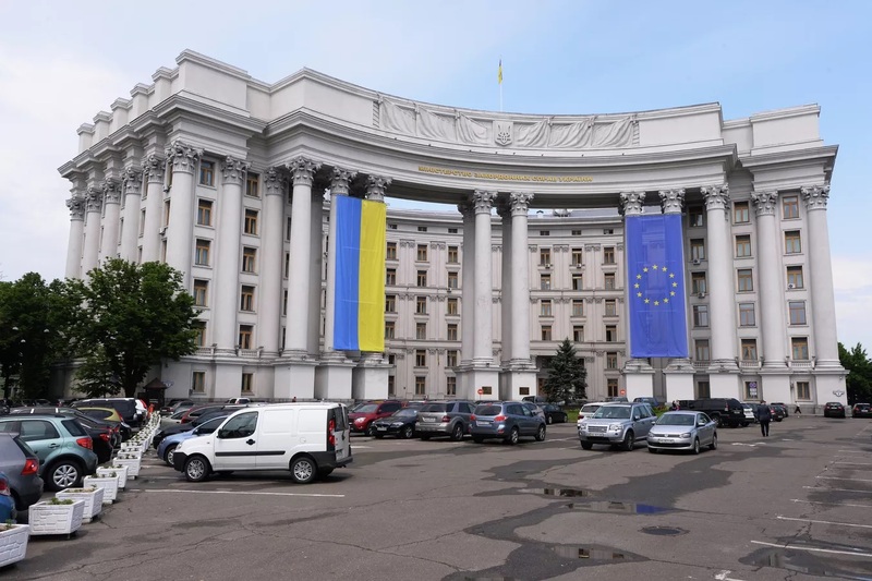 Trụ sở Bộ Ngoại giao Ukraine ở Kiev. Ảnh: Sputnik