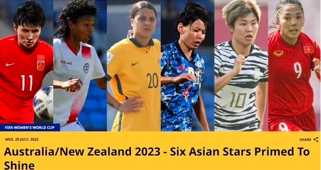 Top 6 ngôi sao bóng đá châu Á có thể tỏa sáng tại World Cup nữ 2023