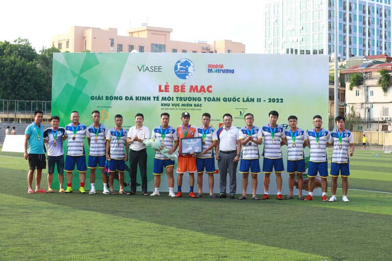 FC Kinh tế Môi trường giành hạng ba tại Giải Bóng đá Kinh tế Môi trường Toàn quốc Lần II – 2022, khu vực phía Bắc.